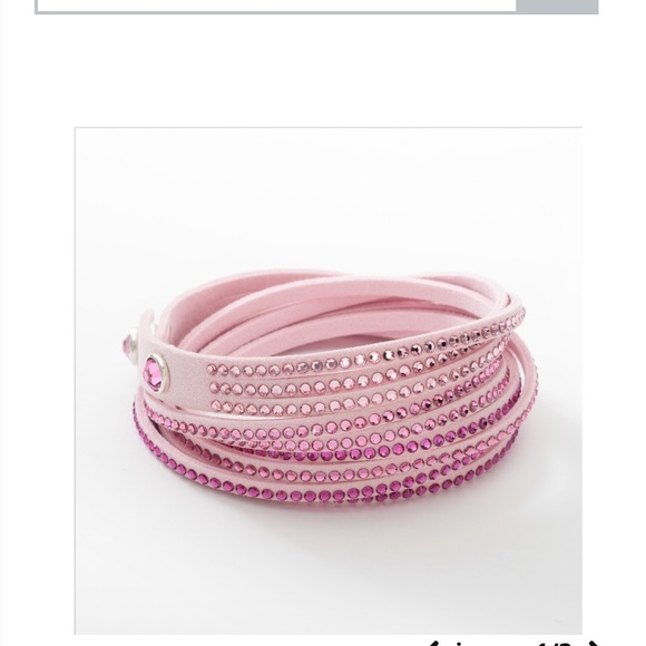Swarovski Jewelry - Pink star wrap bracelet, touchstone